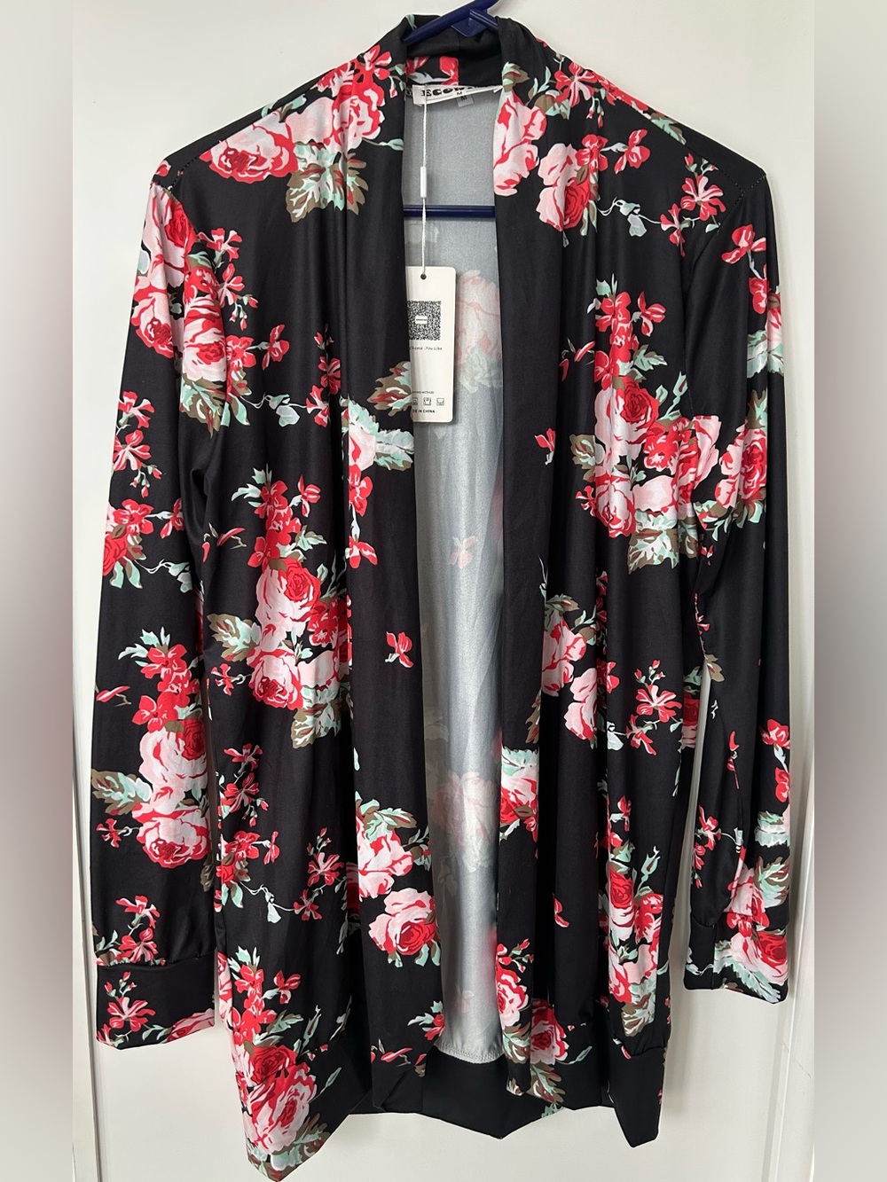 NWT Ecowish Women’s Open-Front Floral Cardigan - M
